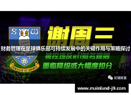 财务管理在足球俱乐部可持续发展中的关键作用与策略探讨