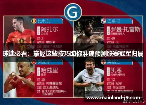 球迷必看:掌握这些技巧助你准确预测联赛冠军归属 球迷必看:掌握这些技巧助你准确预测联赛冠军归属